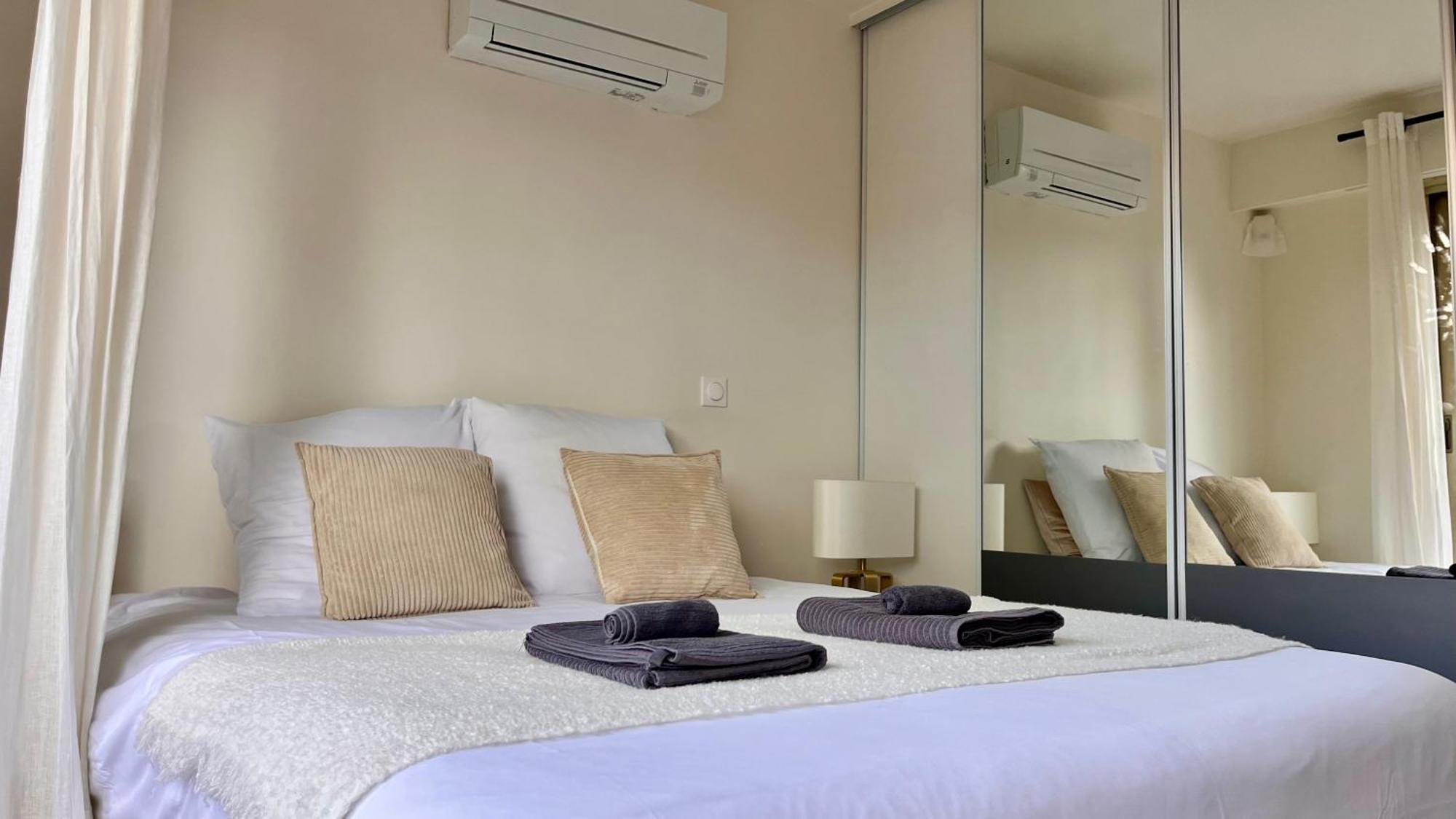 L'Azur - Apt De Standing - Piscine - Parking Le Cannet Eksteriør billede